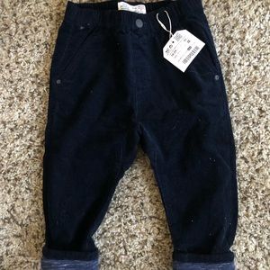 Zara kids baby boy corduroy pants.